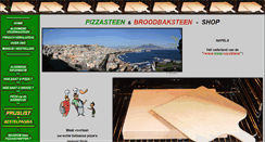 Desktop Screenshot of pizzasteen-shop.nl